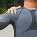 Sport injury, Man with shoulder pain